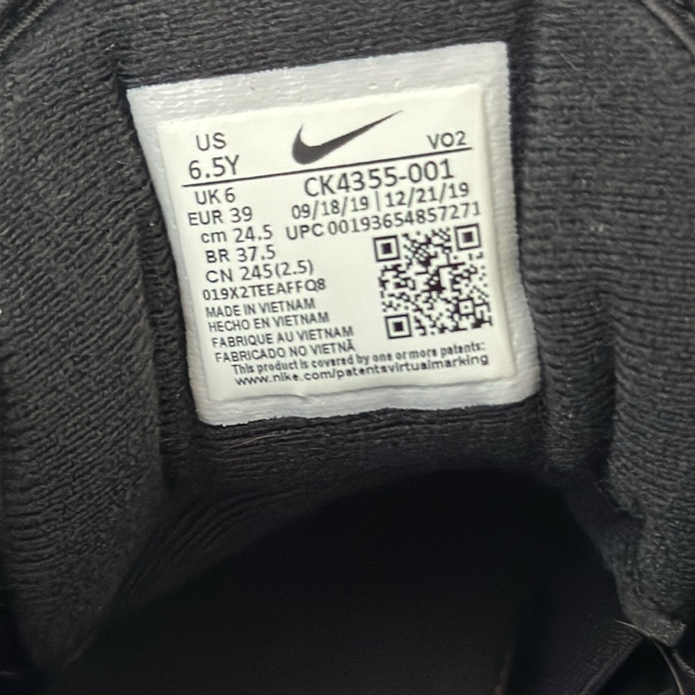 Nike AIR Barrage low black & white - Picture 6 of 6